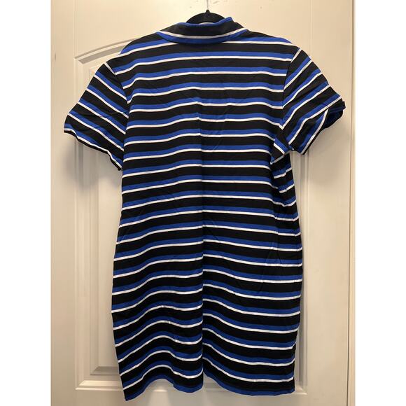 Tommy Hilfiger Women’s Short Sleeve Striped Sheath Polo Dress Size 1X Blue White - Picture 7 of 7